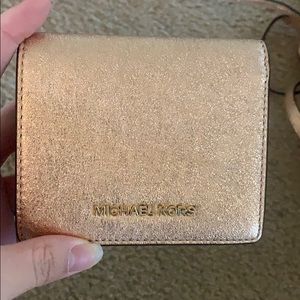 Brand New Rose Gold Michael Kors wallet